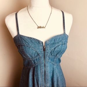 FCUK 🌼 ‘Marie’ Chambray Denim Summer Dress